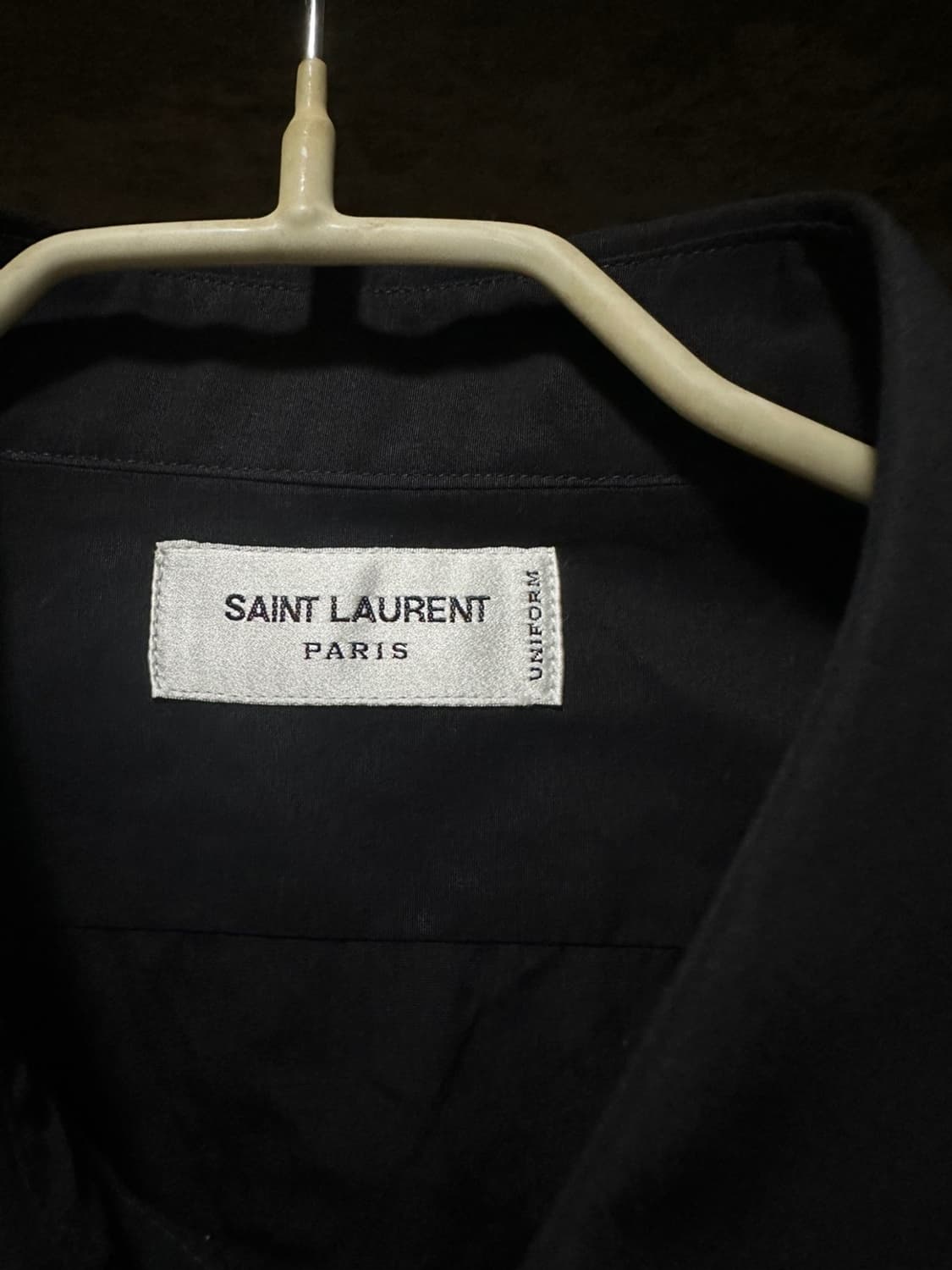 SAINT LAURENT    유니폼 라인 블루셔츠 상품이미지2