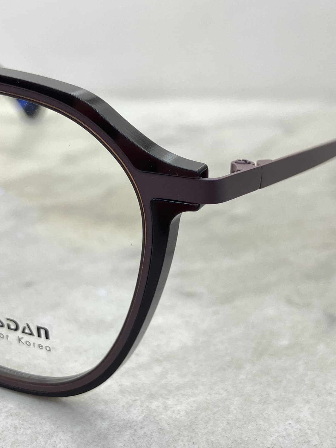 헬라스단 HELLASDAN 다크 초콜릿 솔텍스 웰링턴 메탈테 안경 상품이미지8