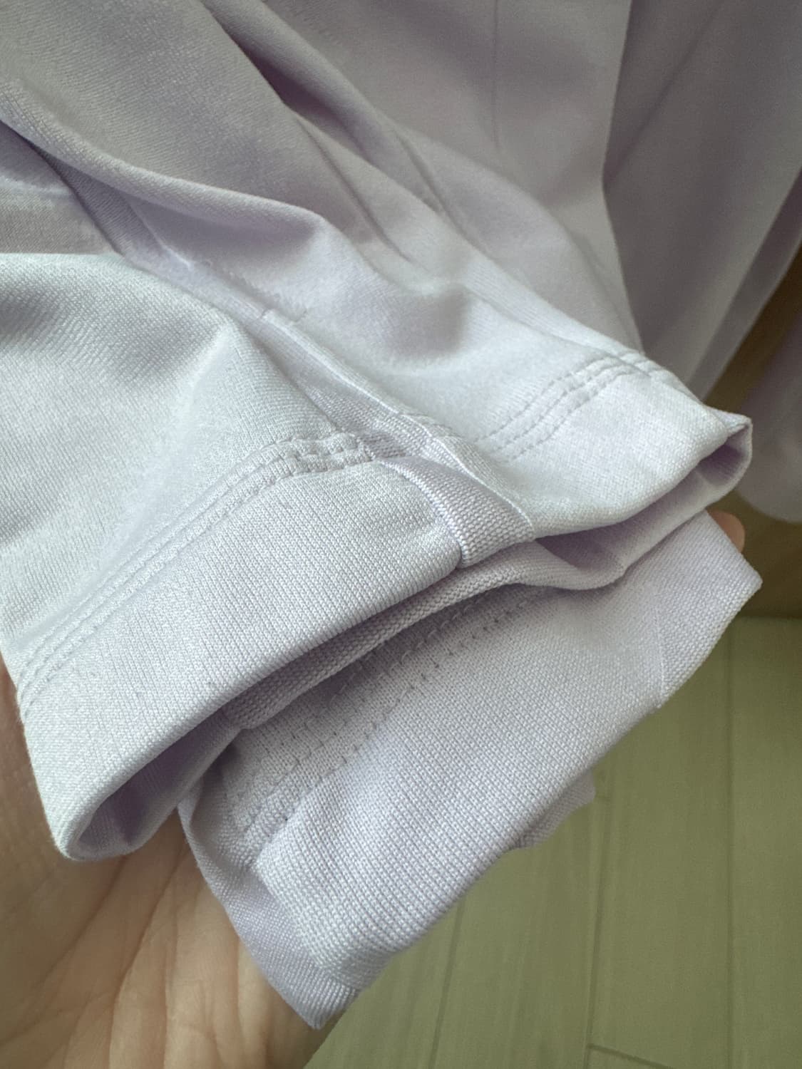 아디다스 티로 컷 3S 자카드 긴팔 티 - 라벤더 / IW5780 상품이미지3