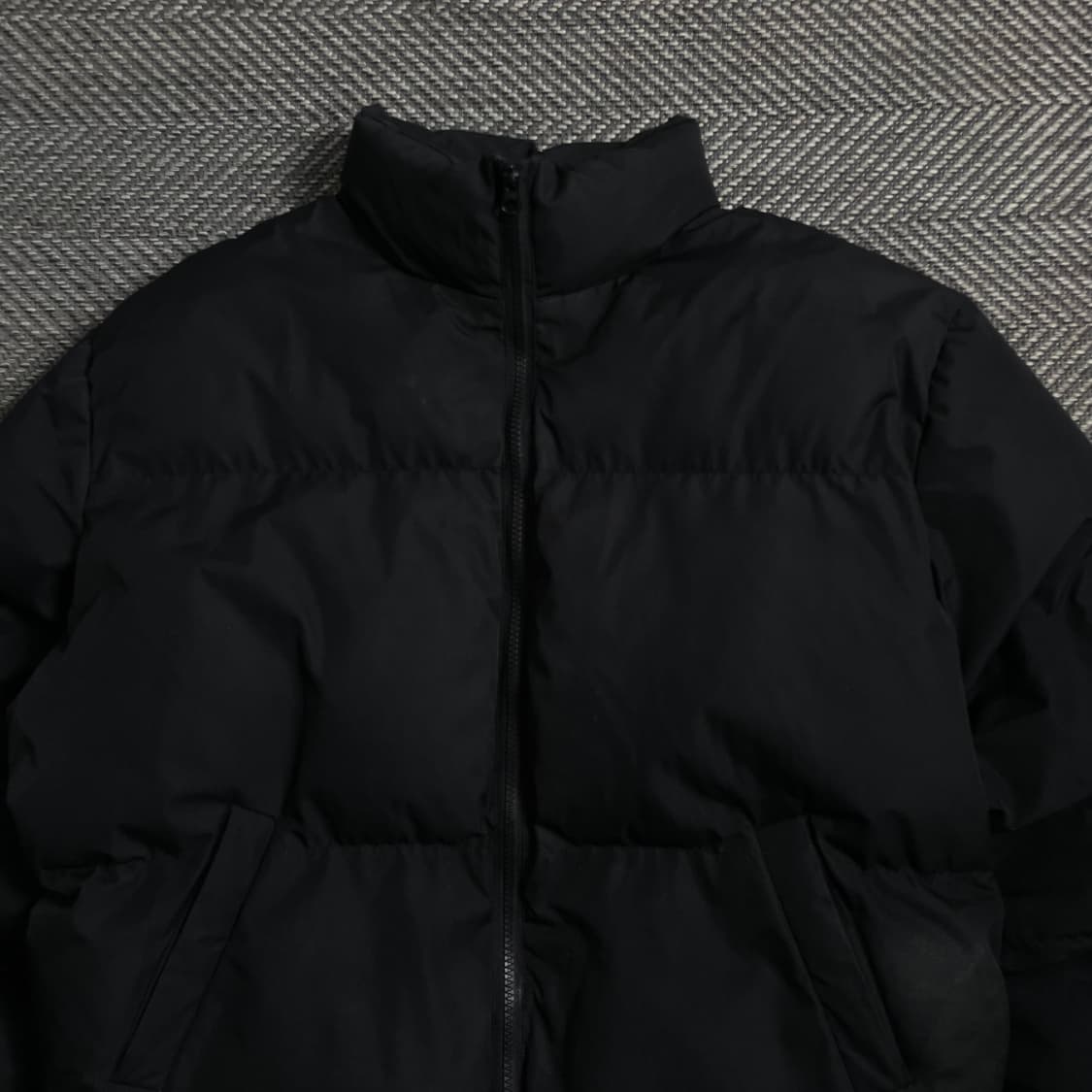 무드인사이드 미니멀 푸퍼 패딩 점퍼 블랙 y 4025 상품이미지4