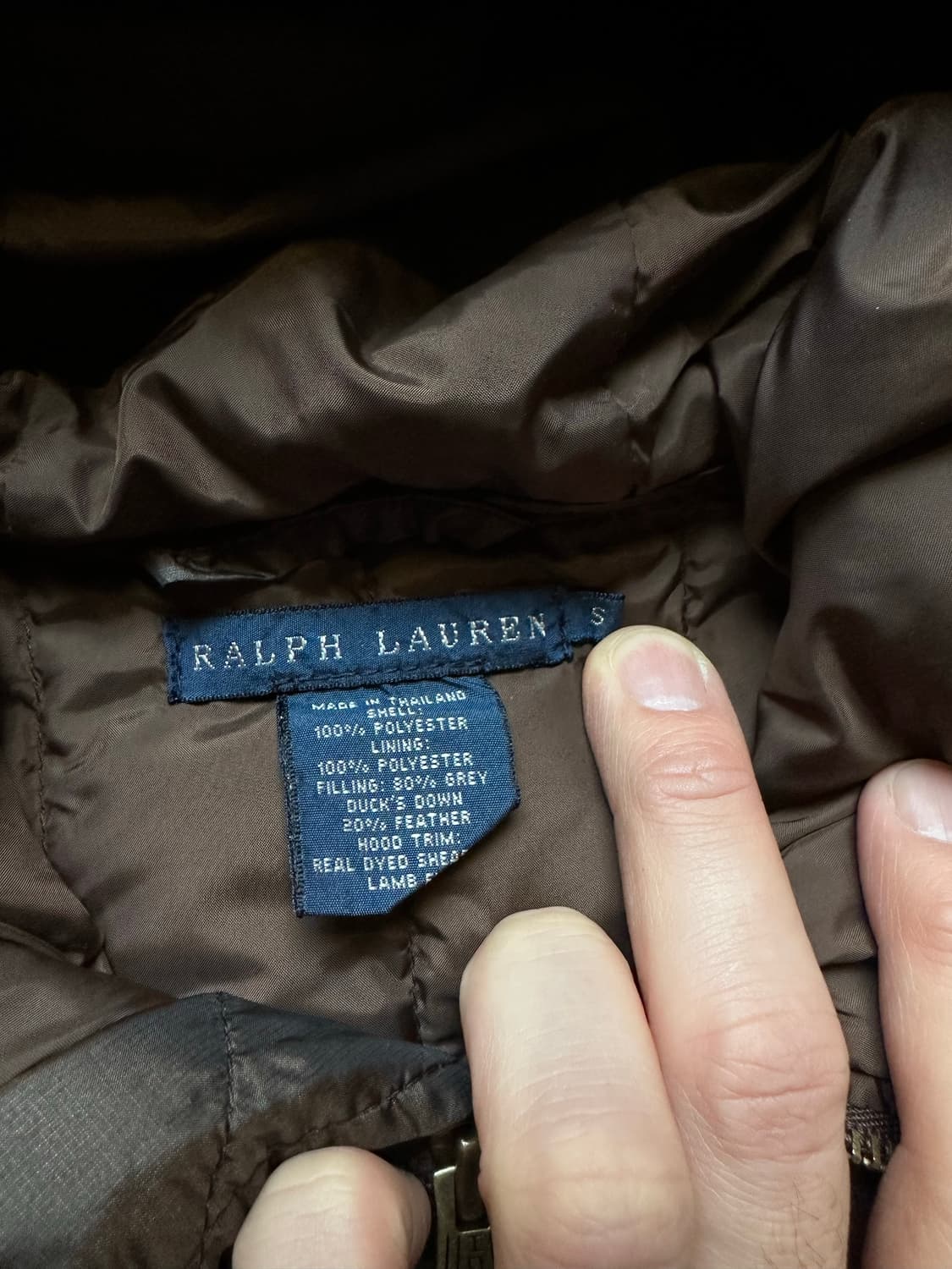 랄프로렌 여성 후드 패딩 조끼 S 상품이미지3