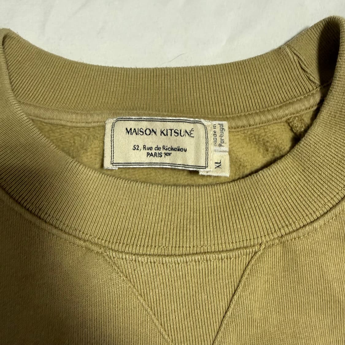 [XL] 메종키츠네 MK 컬리지 맨투맨 상품이미지3