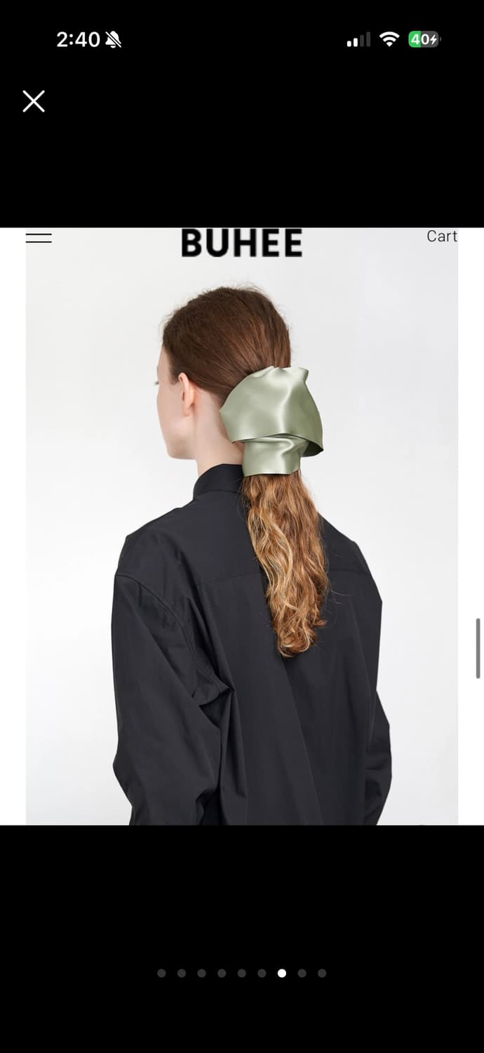 새상품) 부희 스크런치 라지 buhee scrunch L 상품이미지7