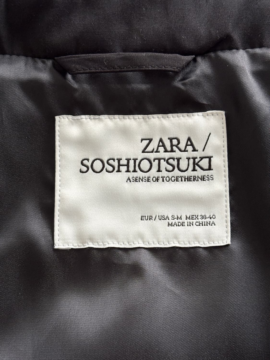 ZARA oversize coat 소시오츠키 오버사이즈 코트 상품이미지8