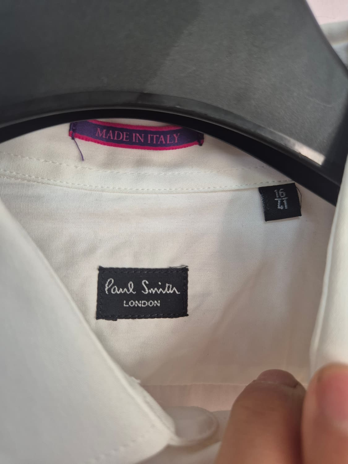 폴스미스 화이트 셔츠 소매 배색 상품이미지7