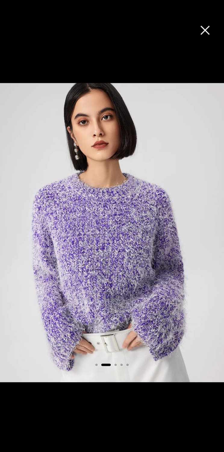 샵사이다 오버핏 솔리드 니트 S 상품이미지2