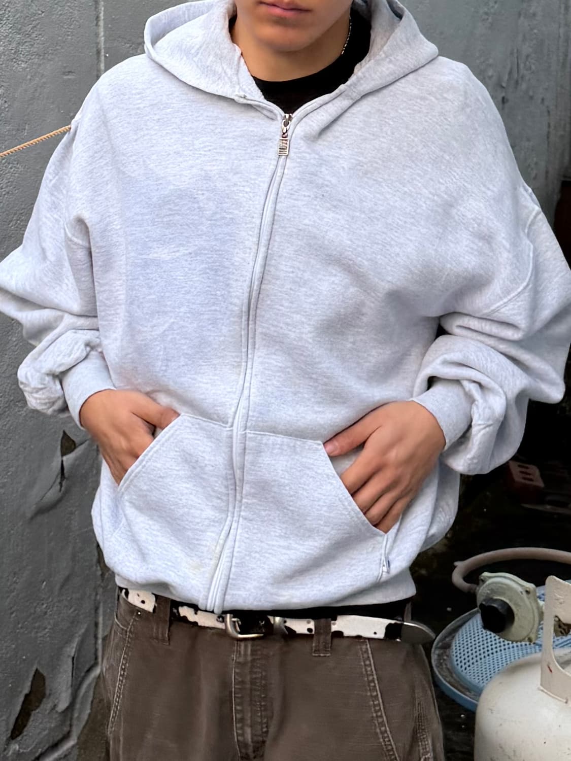 90‘s 러셀 후드집업 상품이미지1