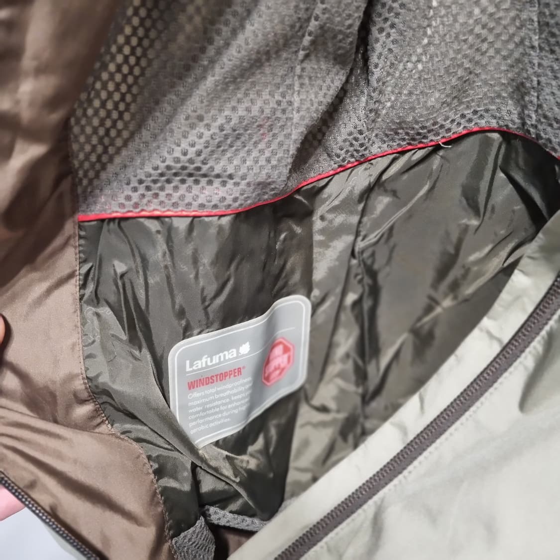 라퓨마 바람막이 자켓 카키색 상품이미지4