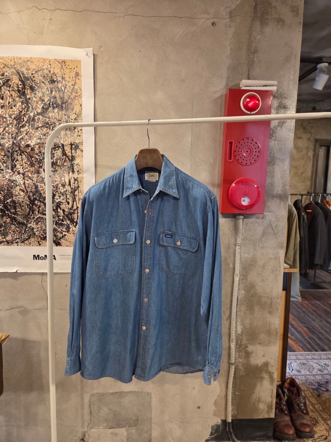 90'S 리 데님셔츠  상품이미지5