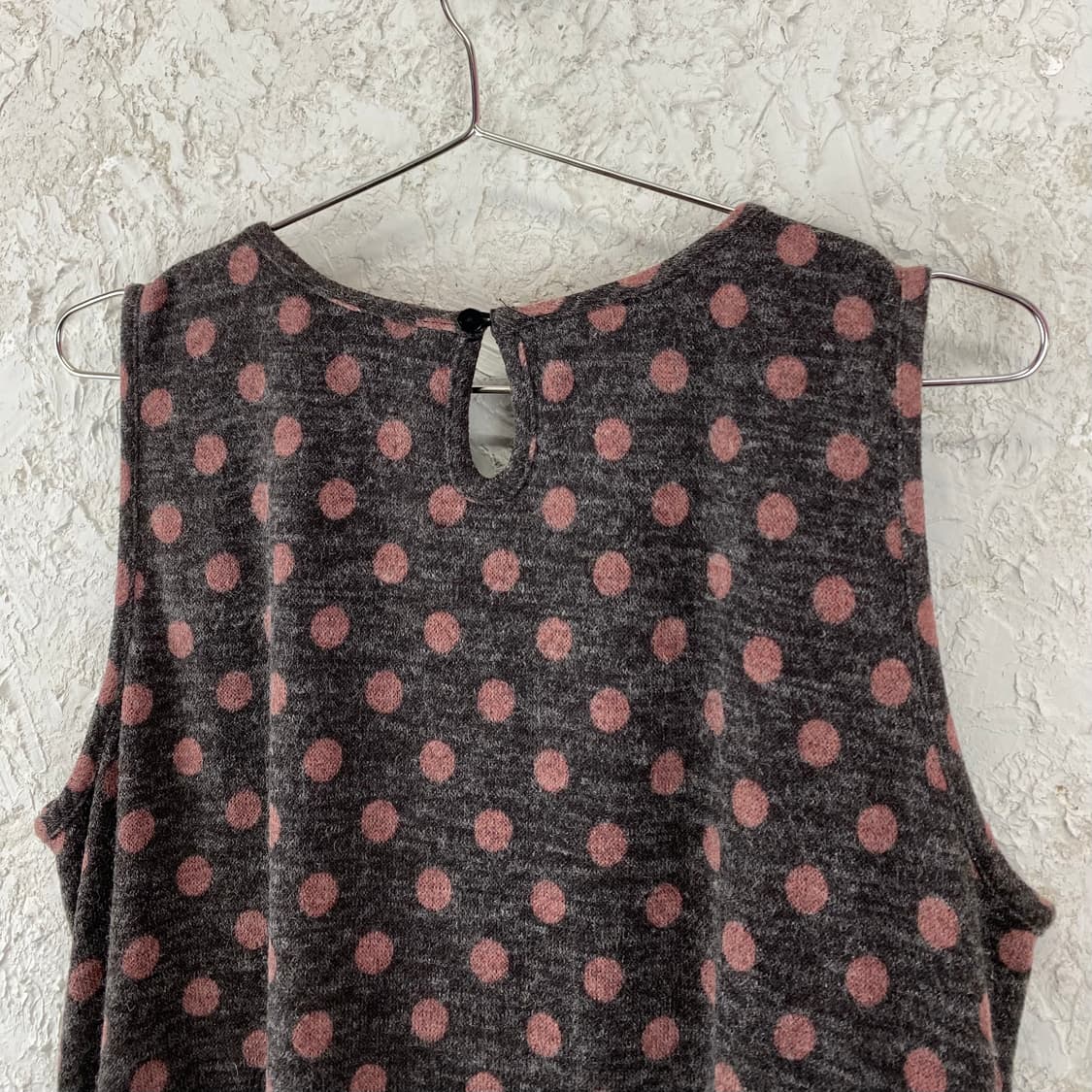 COMME UNE FEMME 폴카 도트 슬리브리스 원피스 드레스 상품이미지5