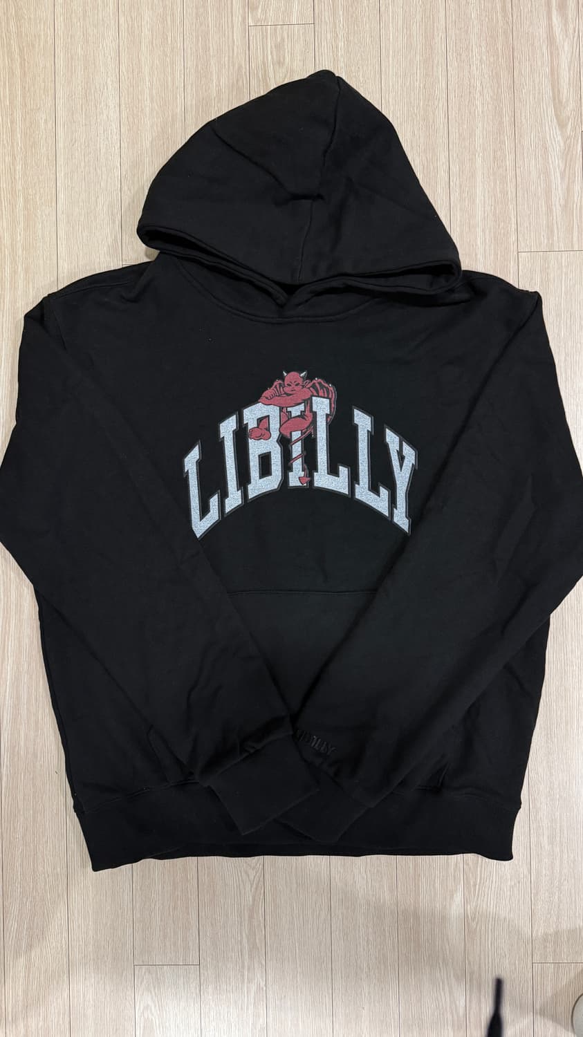 창모 Libilly 리빌리 검정 후드티 상품이미지1