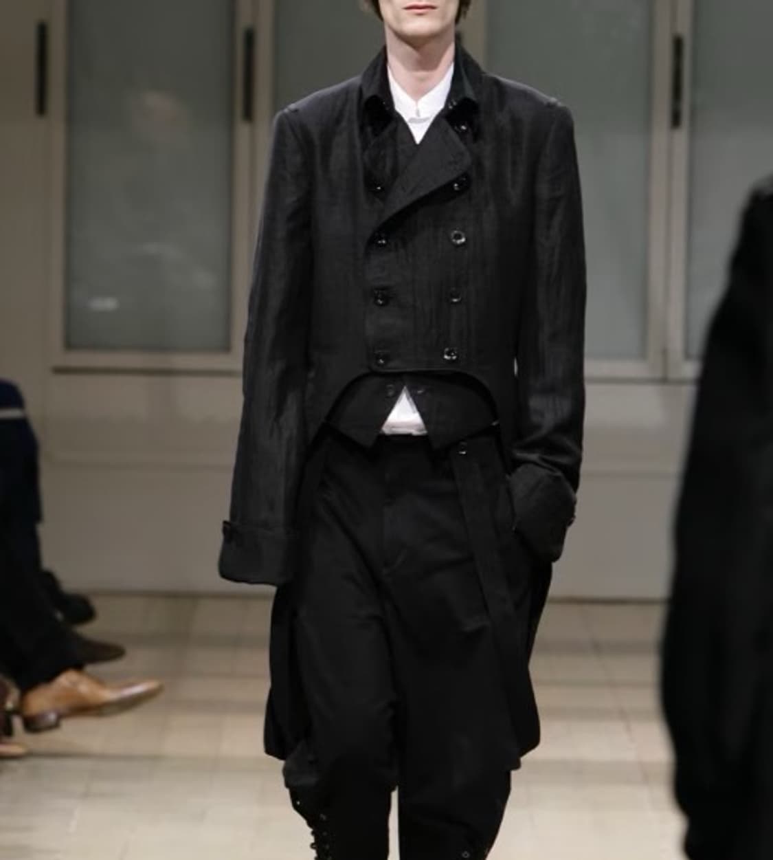 요지야마모토 뿌르옴므 울 코트 (런웨이or 쇼피스) 상품이미지6