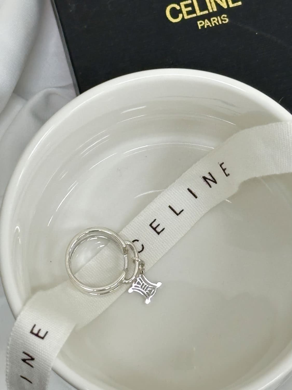 celine / 셀린느 트리오페 펜던트 실버925 반지  상품이미지1