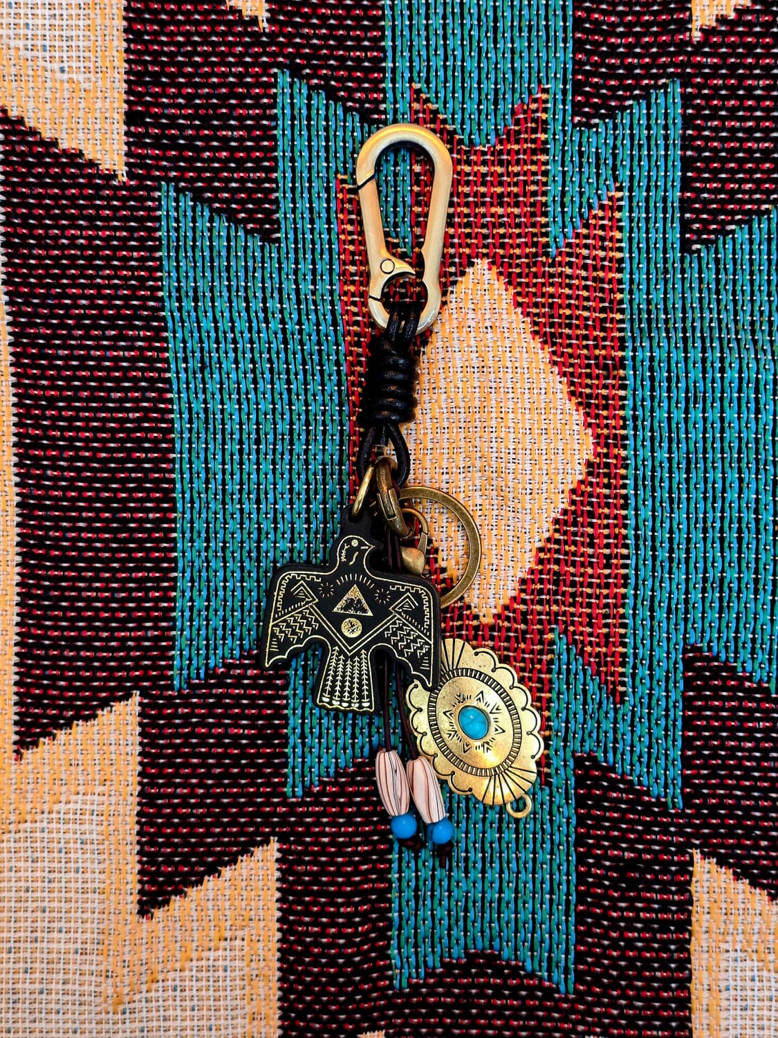 3cross handmade leather eagle keyring 상품이미지5
