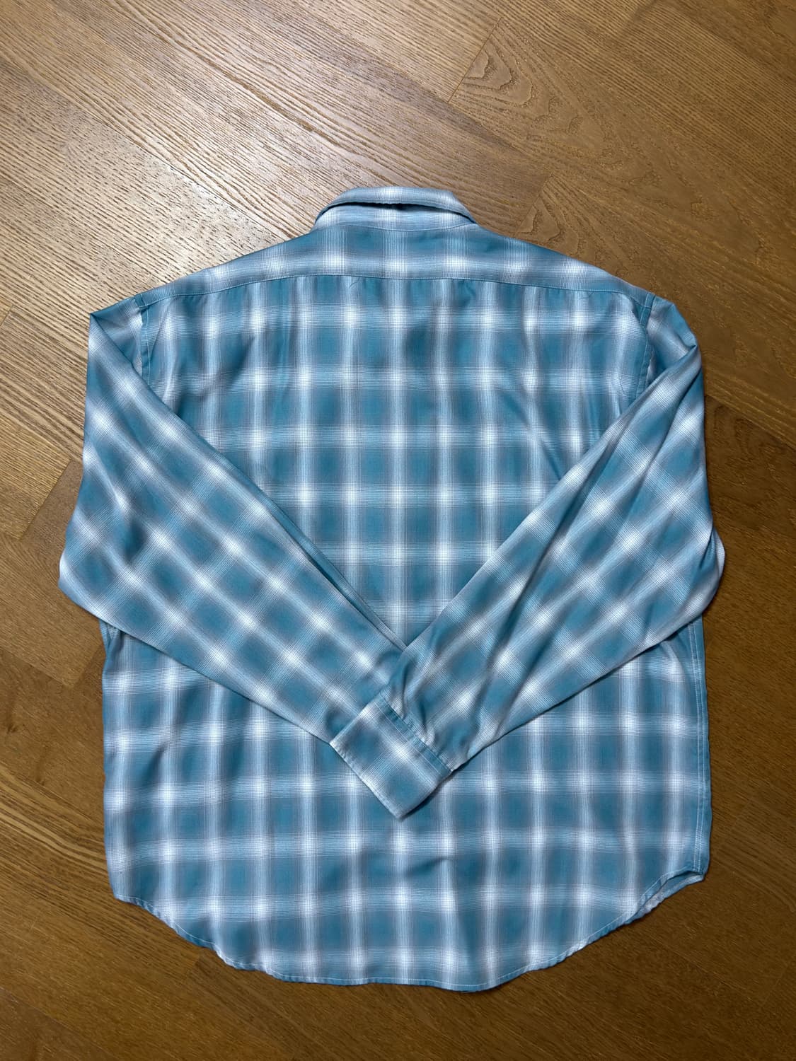 마티스 더 큐레이터 체크 옴브레셔츠 2사이즈 상품이미지3