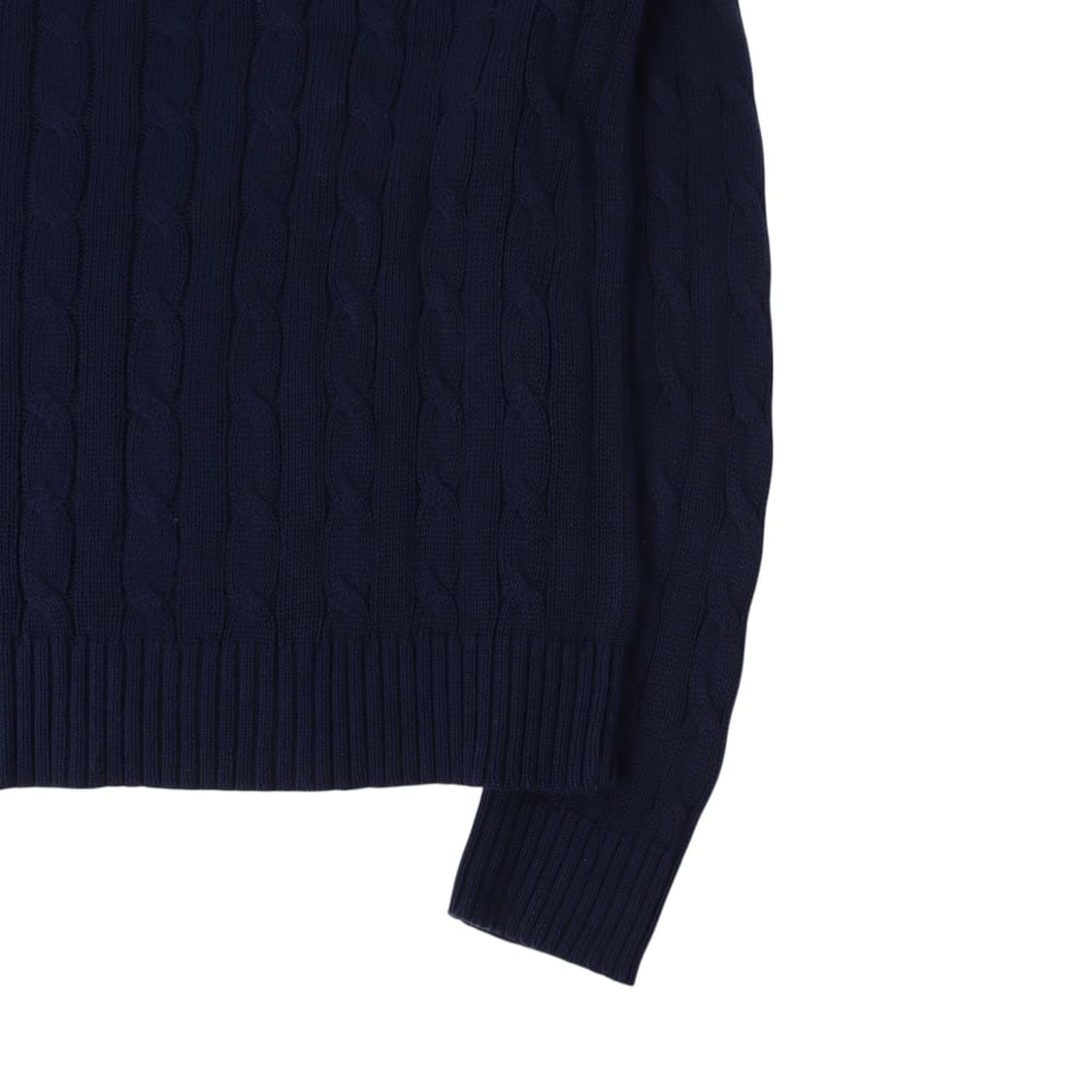 폴로 랄프로렌 네이비 코튼 케이블 니트 스웨터 상품이미지7