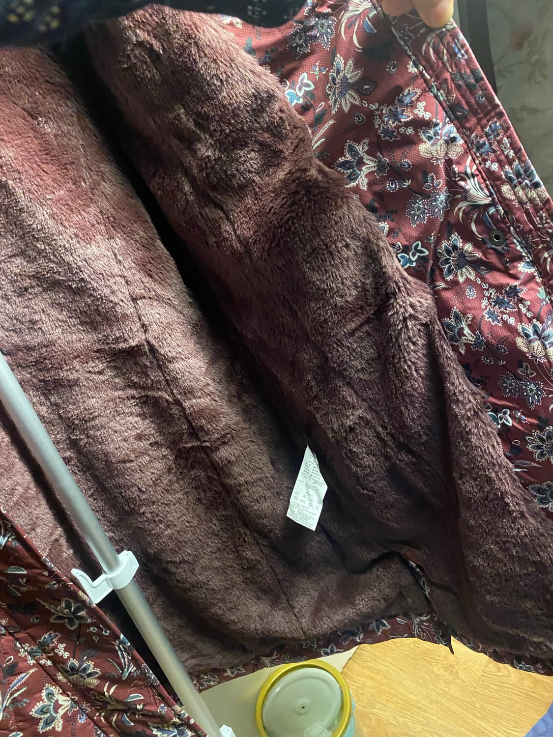 로질리 꽃무늬 누빔 롱 코트 상품이미지10