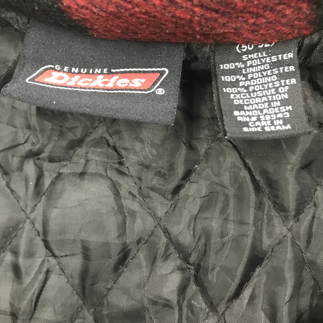 디키즈 90s 누빔안감 버팔로 체크자켓 [50-52] 상품이미지5