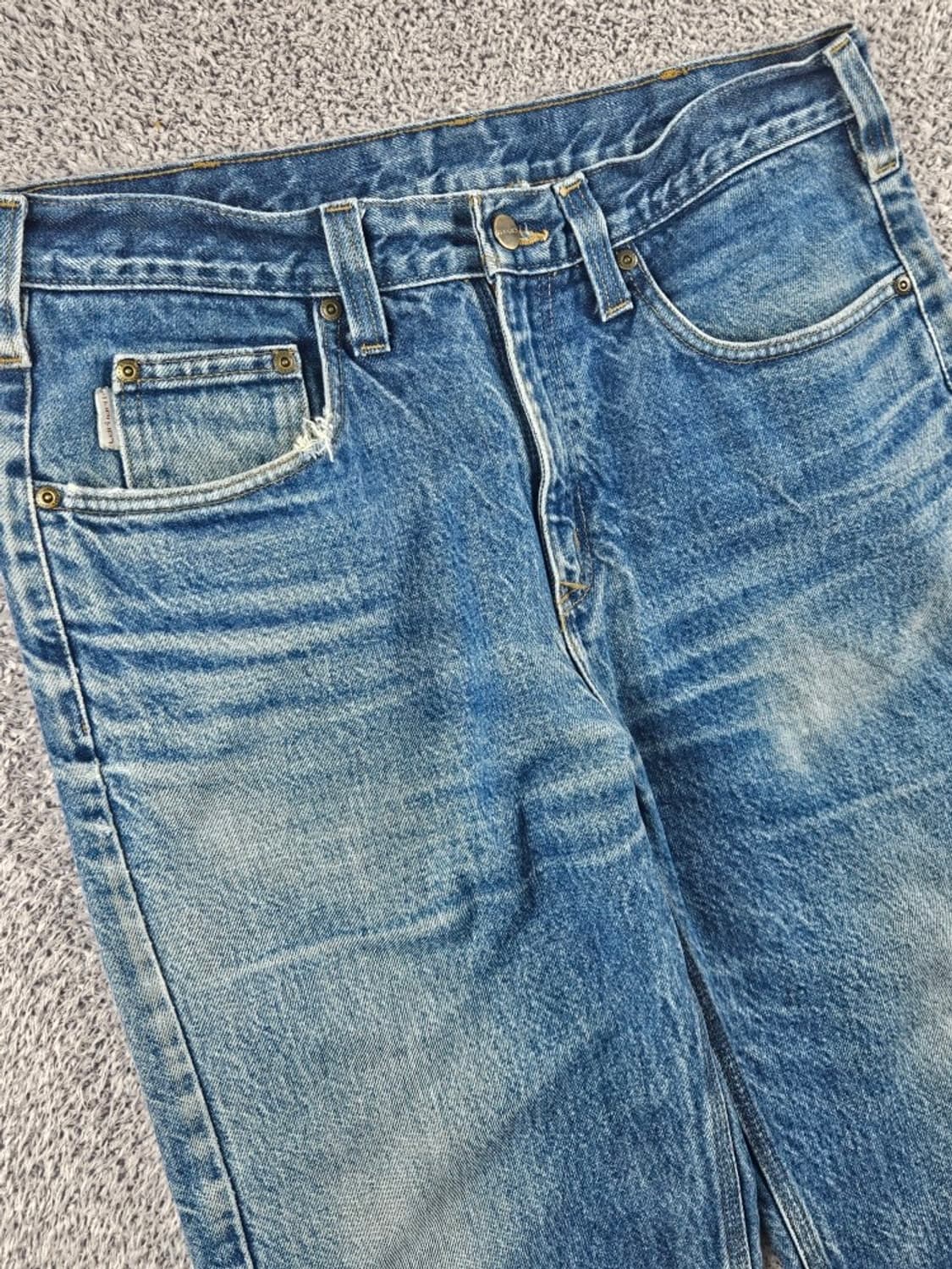 칼하트 워싱 데님 워크 팬츠 ( 34X30 ) / 11335 상품이미지5