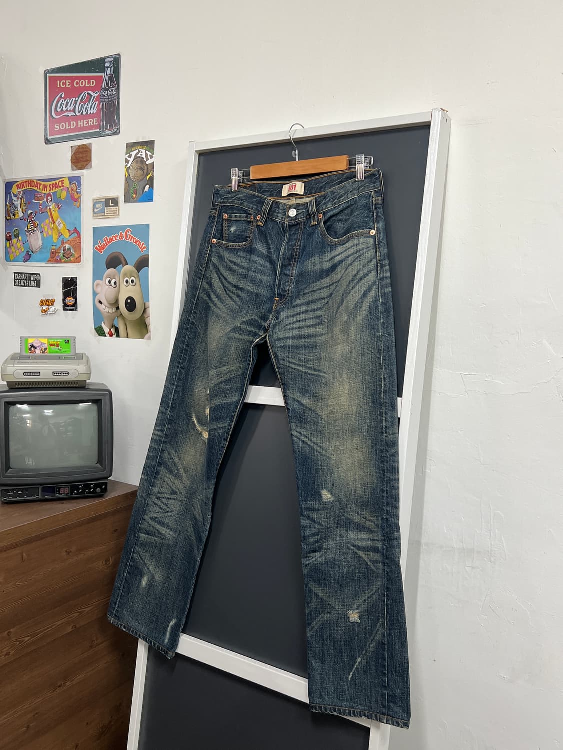 Levis 리바이스 501 스트레이트 레그버튼 플라이 데님팬츠 상품이미지8