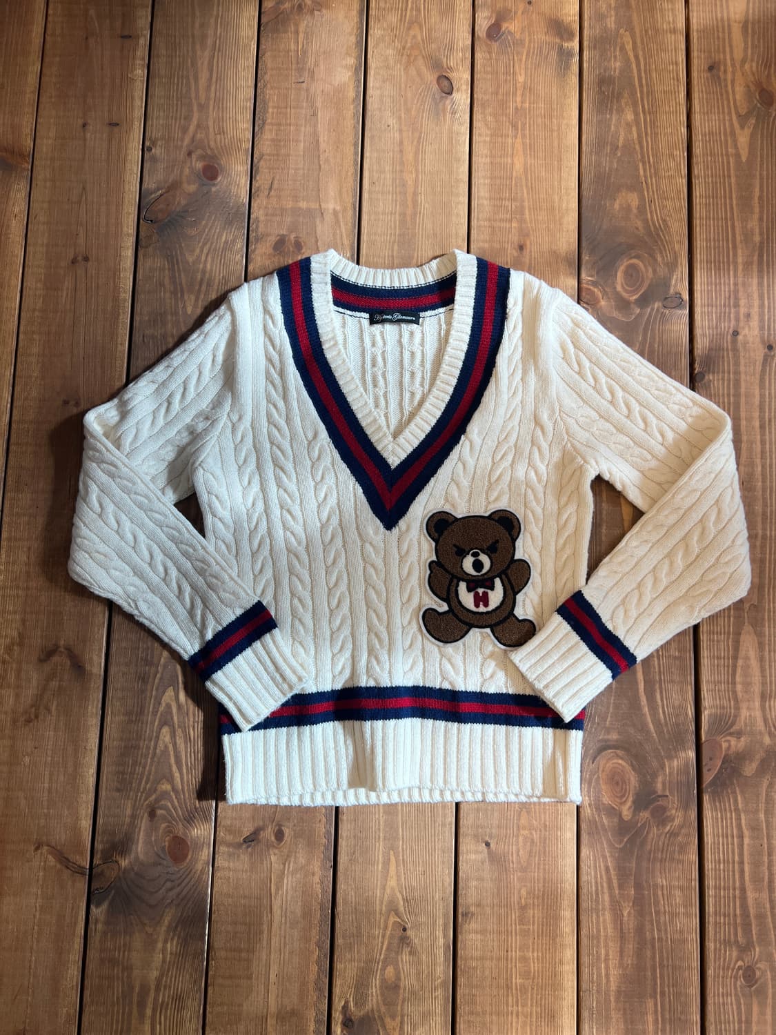 히스테릭 글래머 퍽베어 꽈배기 니트 상품이미지5