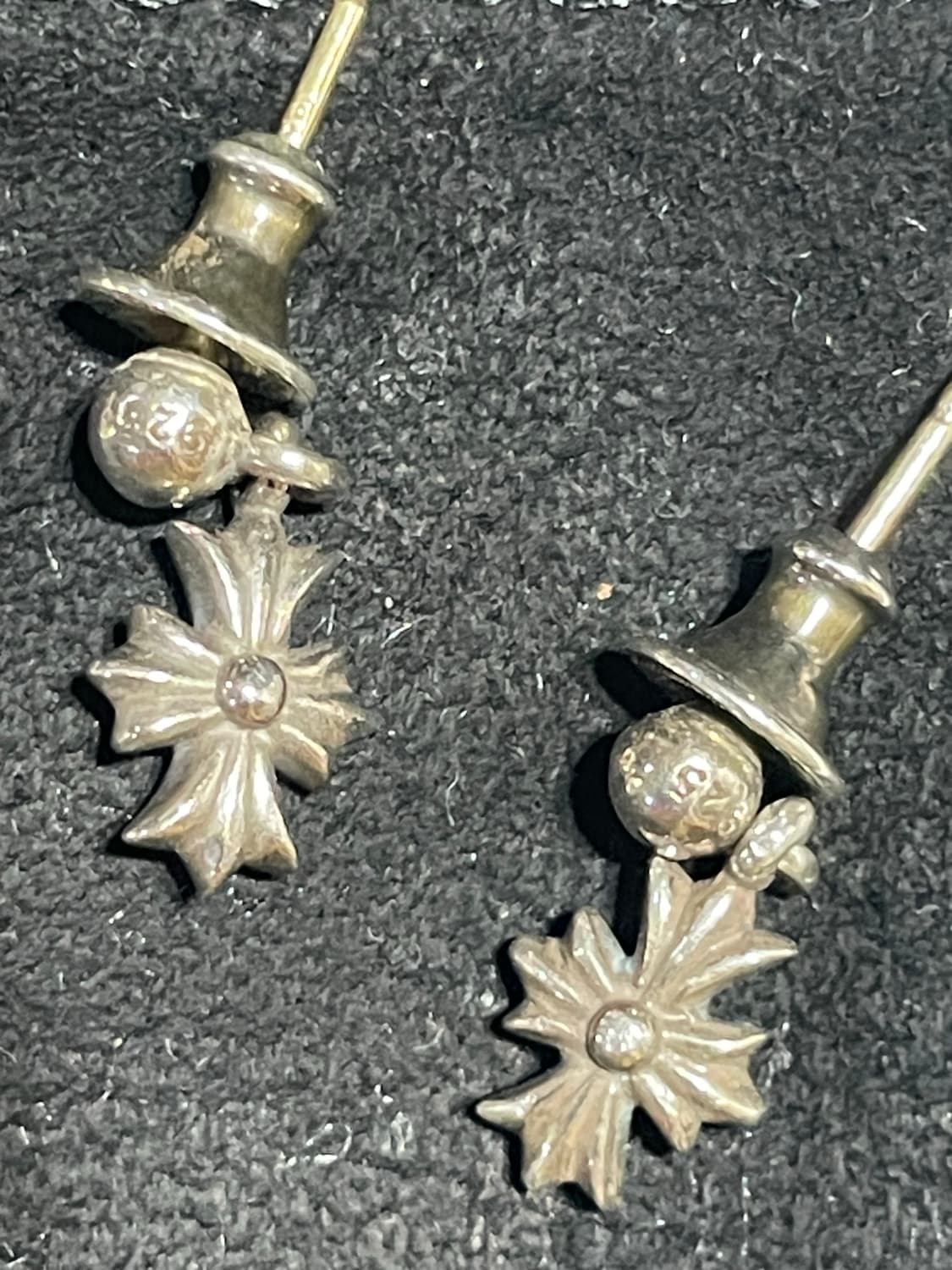 크롬하츠 ECH 타이니 크로스 드롭 이어링 귀걸이 한쌍 (2EA) 상품이미지3