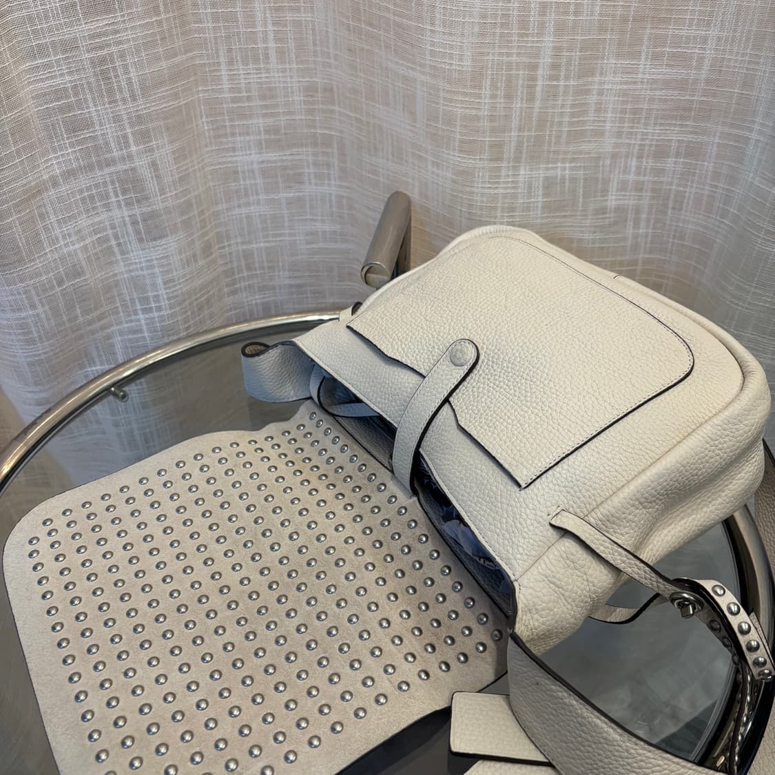 정품 코치 스터드 가죽 숄더백     상품이미지9