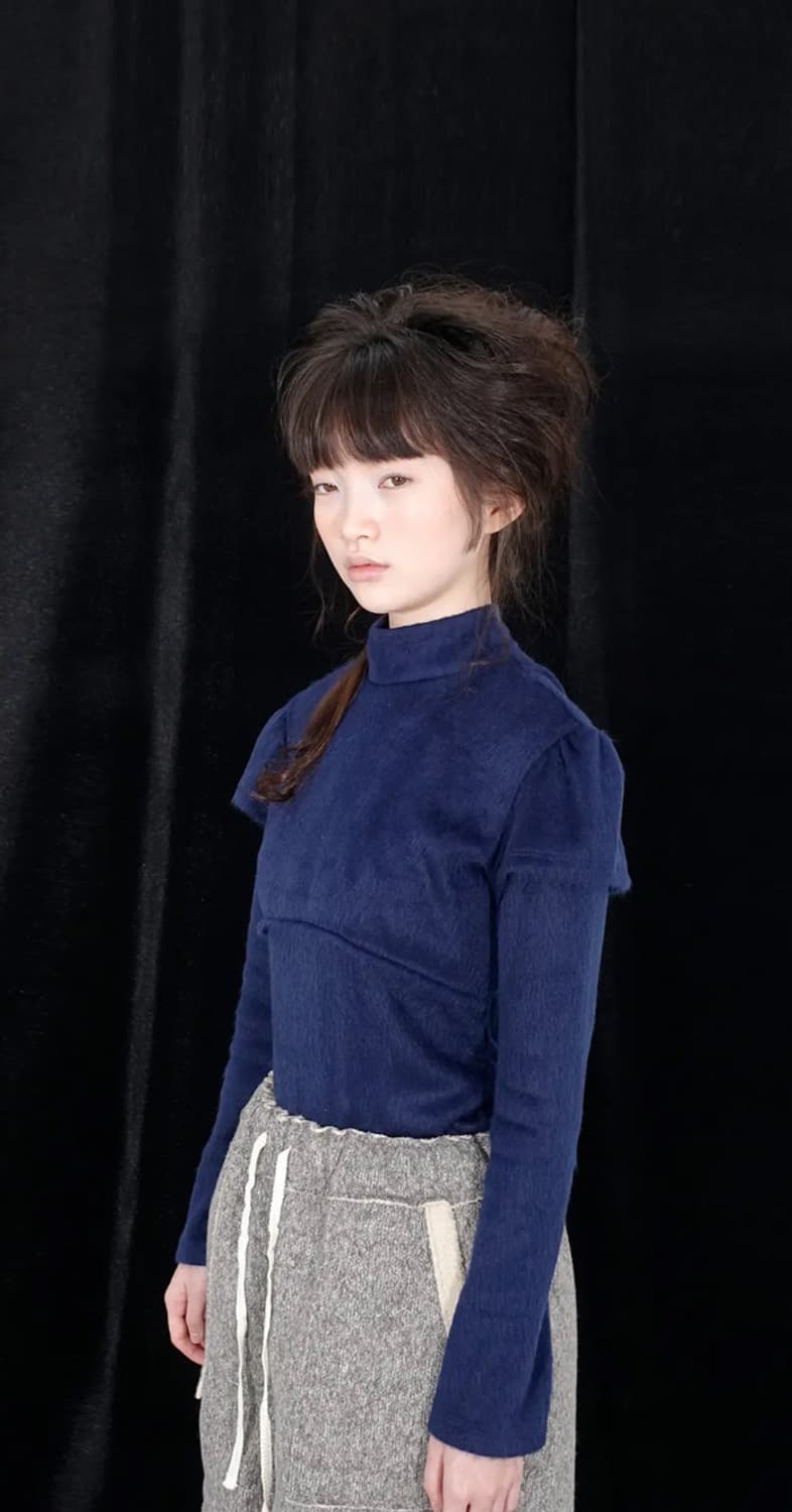 샵페어리 shop faerie hairy puff line top  상품이미지1