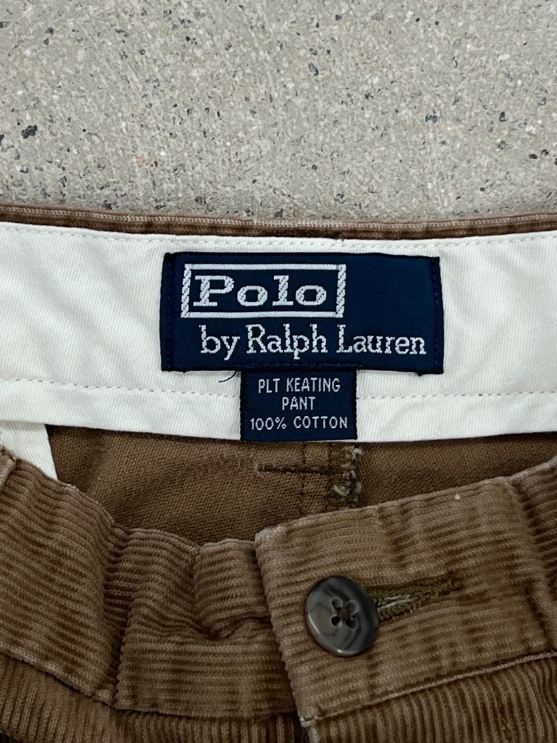 폴로 랄프로렌 00s 브라운 코듀로이 팬츠 상품이미지5
