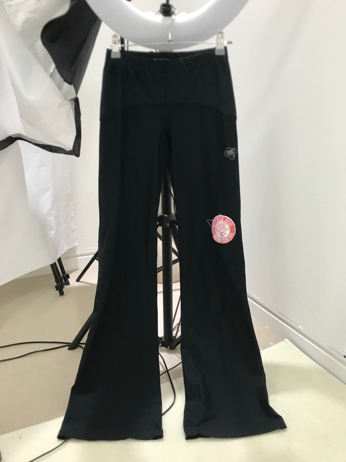 Asics navy patch&logo bootscut leggings 상품이미지9