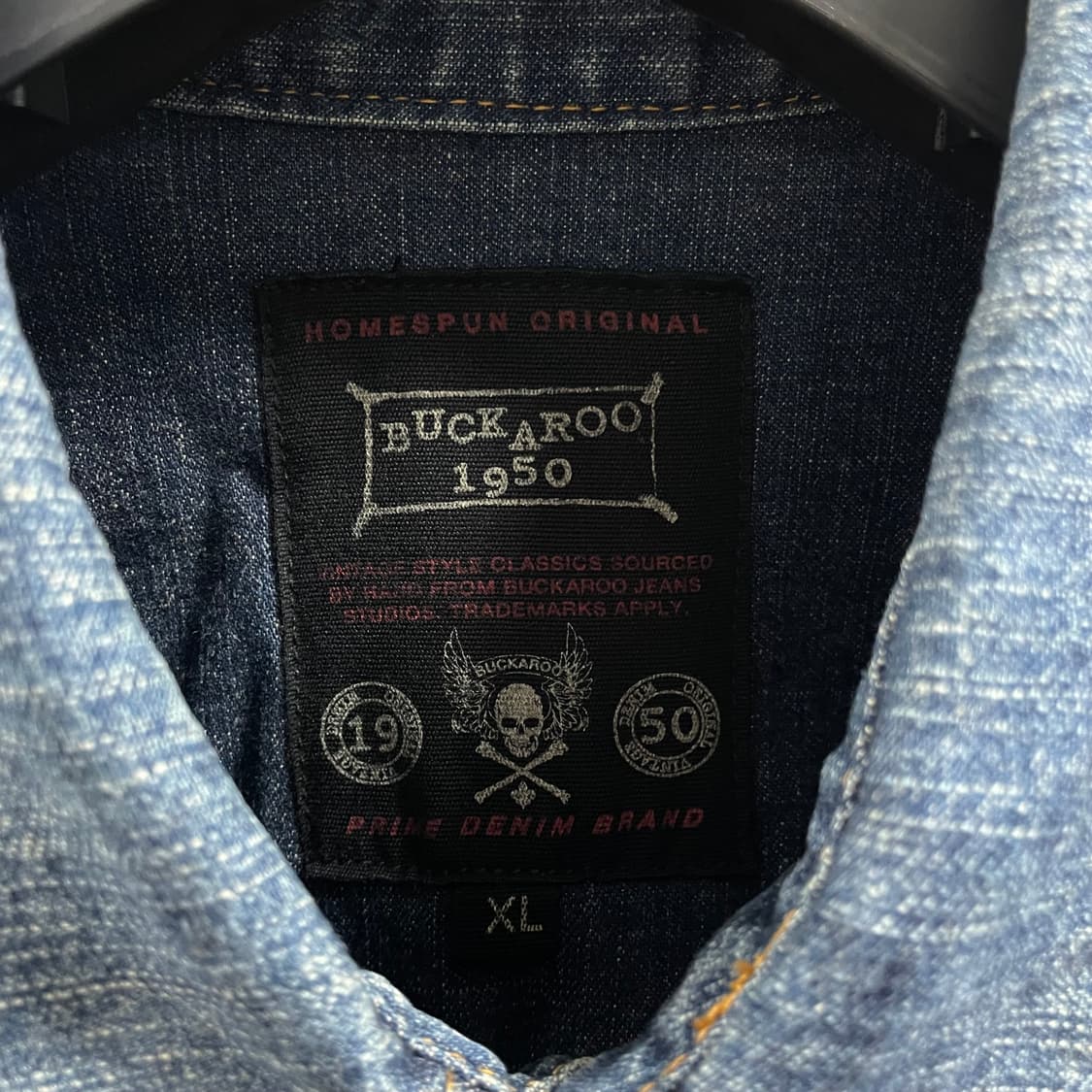 버커루/ 웨스턴 데님 셔츠/ XL 상품이미지9