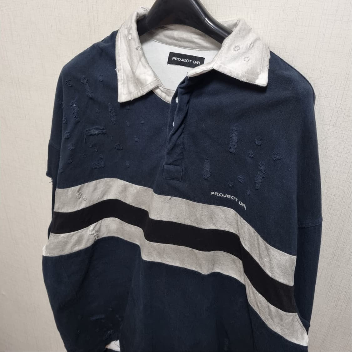 프로젝트GR PROJECT G/R 럭비 긴팔티셔츠 상품이미지2