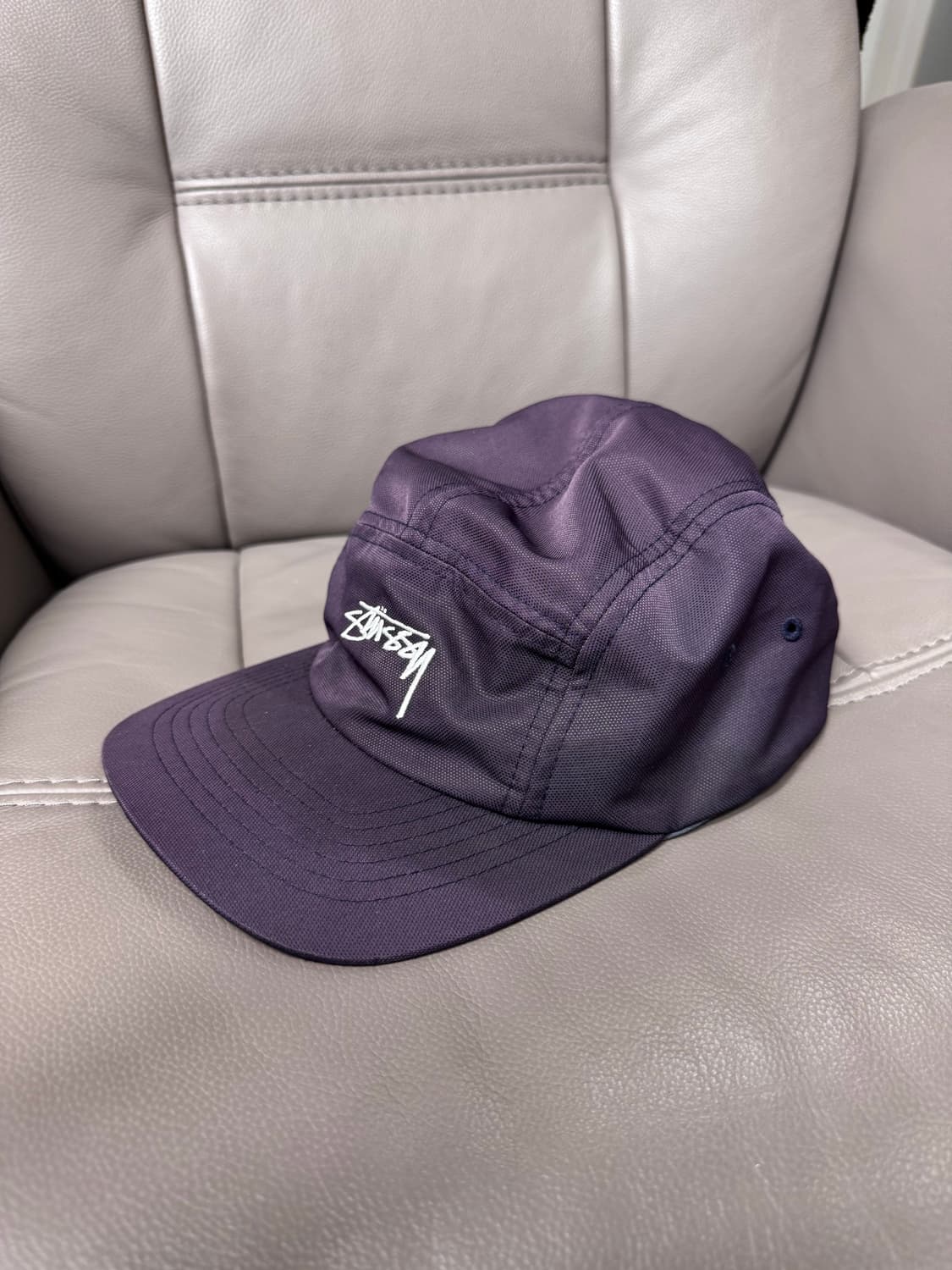 스투시 스탁로고 캠프캡 그레이 상품이미지3