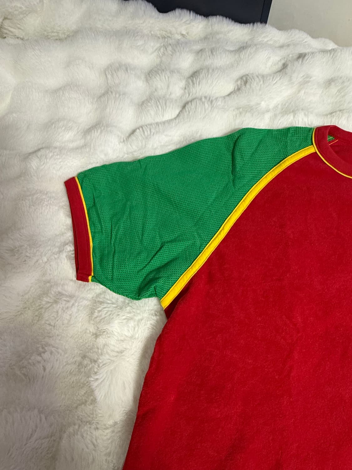 [L] 슈프림 23SS 테리 래글런 티셔츠 레드 상품이미지5