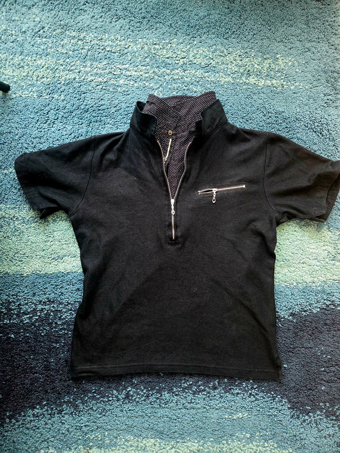 Male&co 락시크 다크 셔츠 레이어드 반팔 티셔츠 원지퍼 표기M 상품이미지1