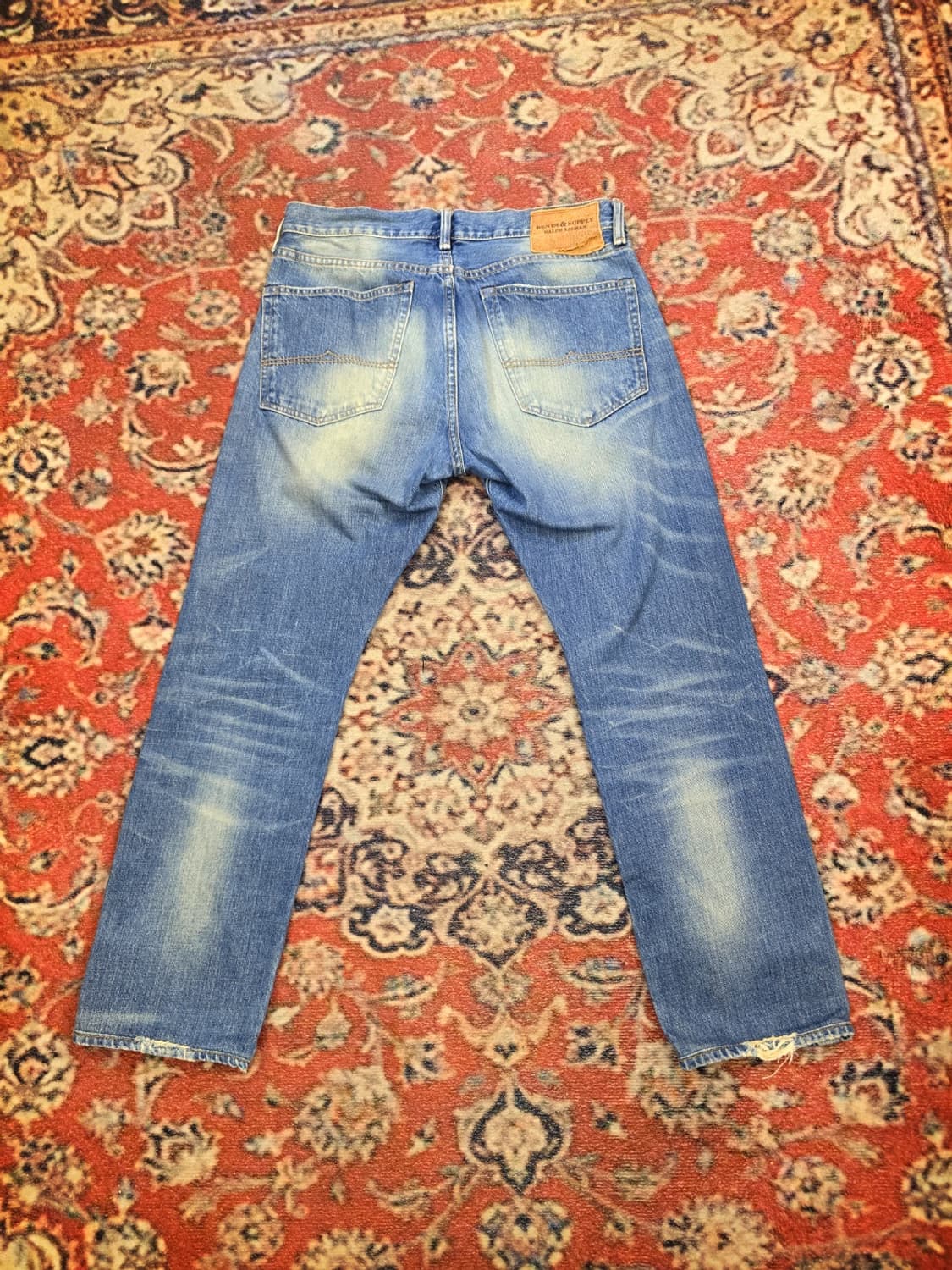 랄프 로렌(Ralph Lauren)빈티지 인디고 데님 팬츠 상품이미지4