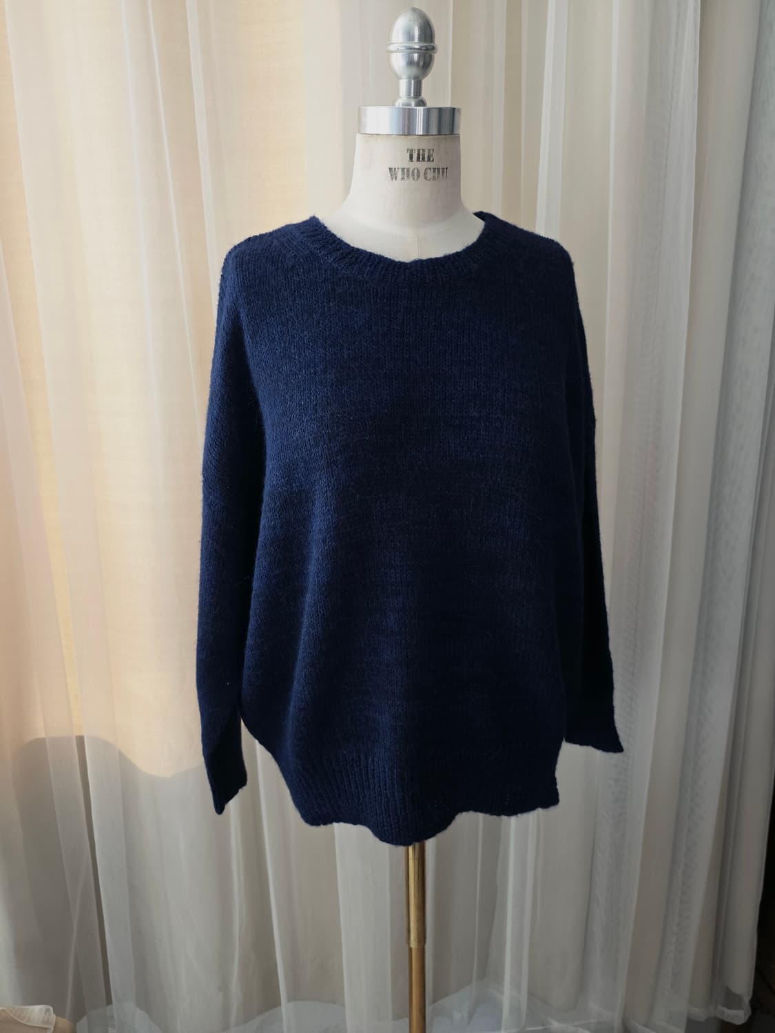 이자벨 마랑 네이비 알파카 여성  니트 스웨터 상품이미지5