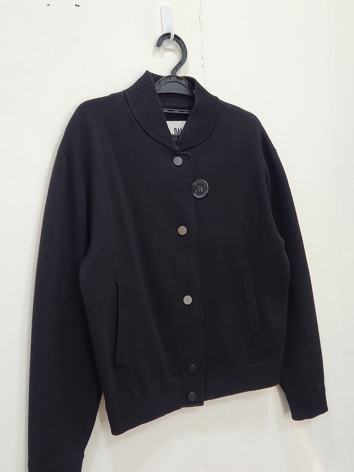 [44] 제이슨우 블랙 니트 봄버 자켓 44~55사이즈 상품이미지3