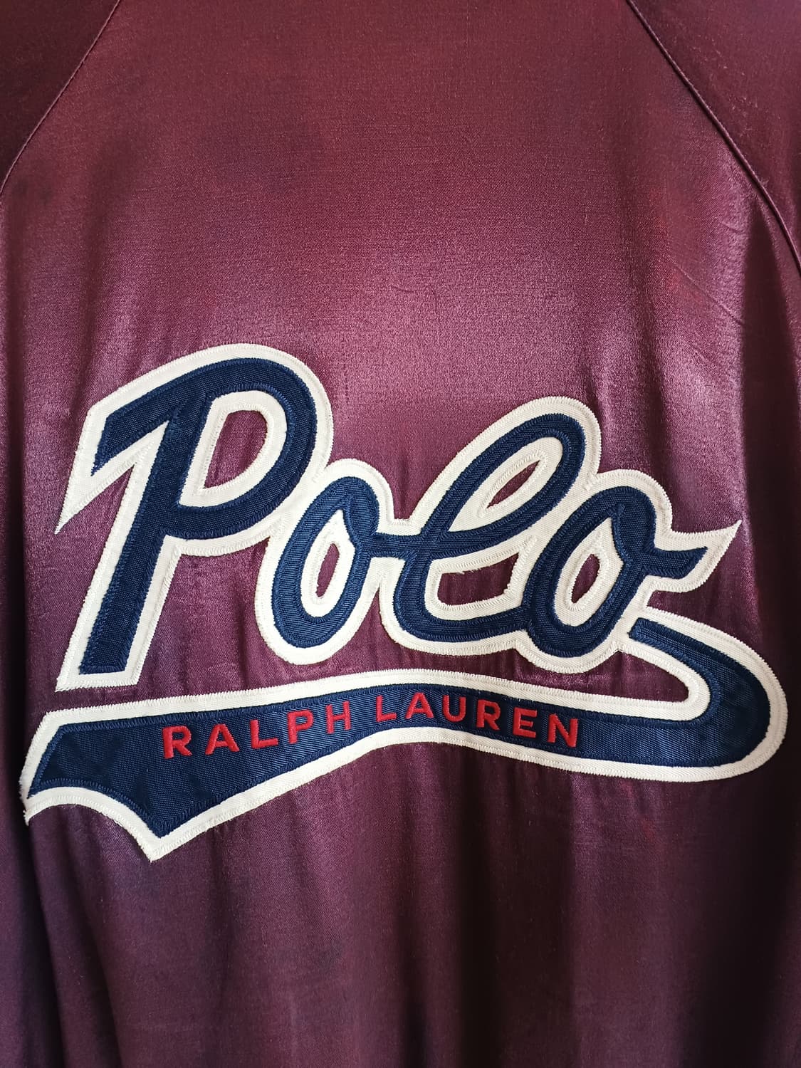 90년대 폴로스포츠 새틴 스카잔 자켓 90s 랄프로렌 스타디움 상품이미지4