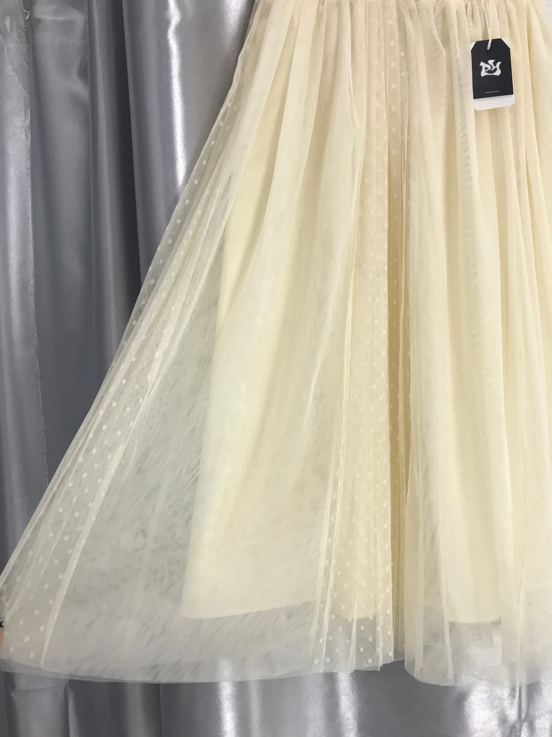 Jpn Ivory see-through midi skirt 상품이미지5