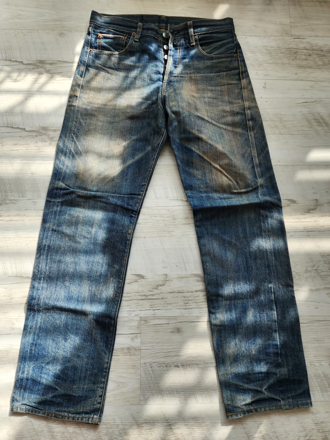 리바이스 501XX 셀비지 워싱 복각 데님. USA W30 LVC 청바지 상품이미지1