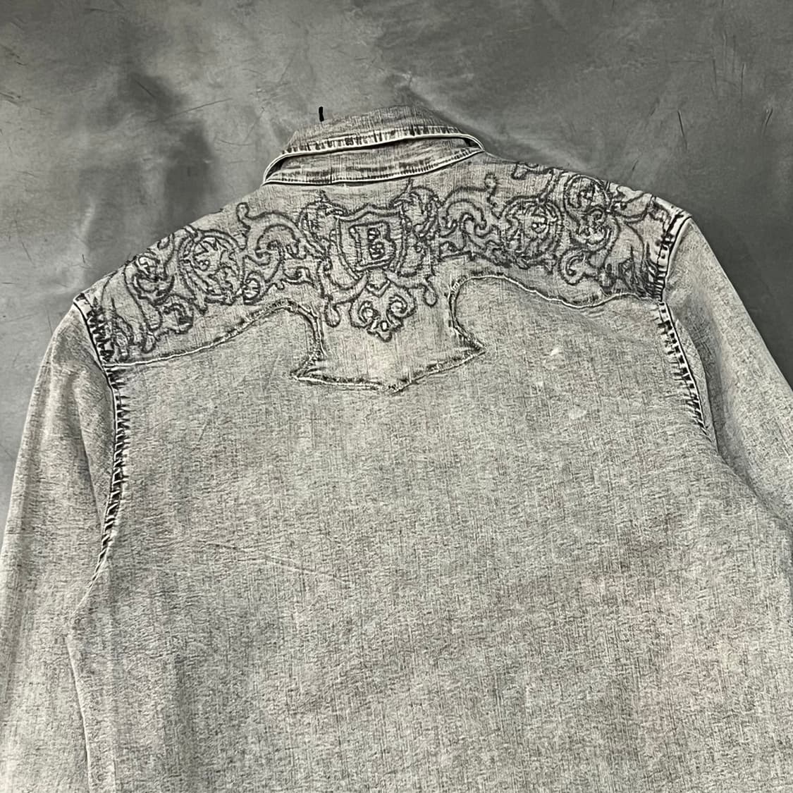  버팔로 워싱 데님 셔츠 y14997 상품이미지5