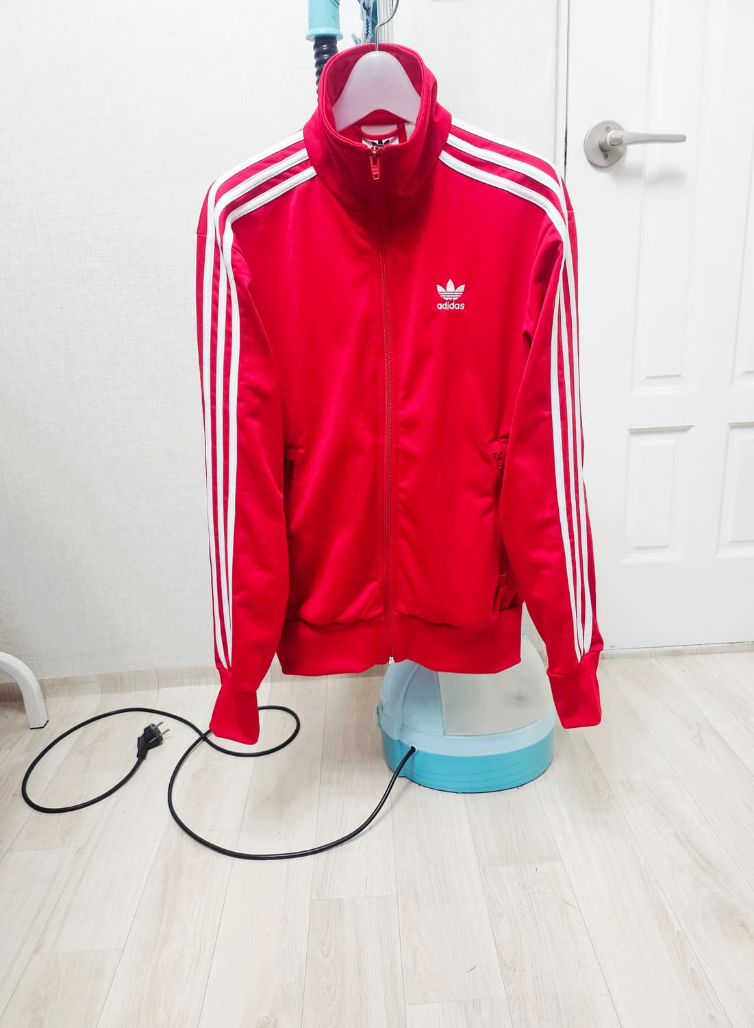 (85~90)XS ☆초대장급☆ 아디다스 파이어버드 [빨흰] 트랙탑져지 상품이미지1