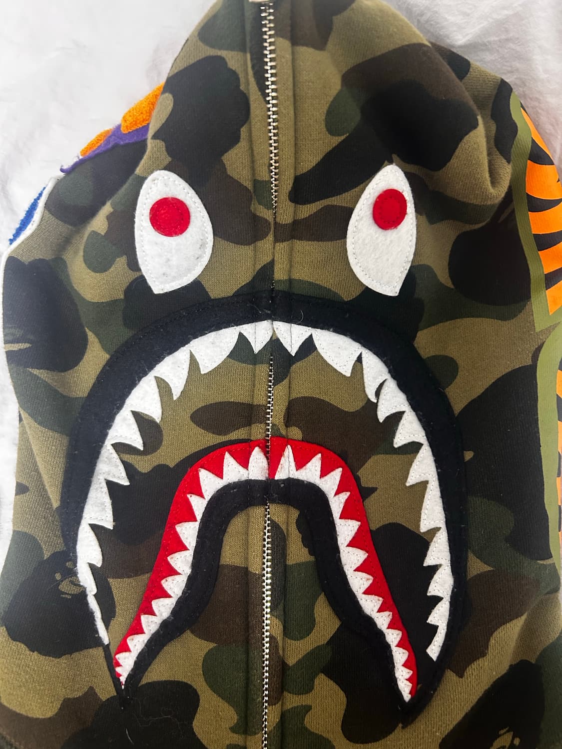 베이프 녹계 후드집업 l 상품이미지2