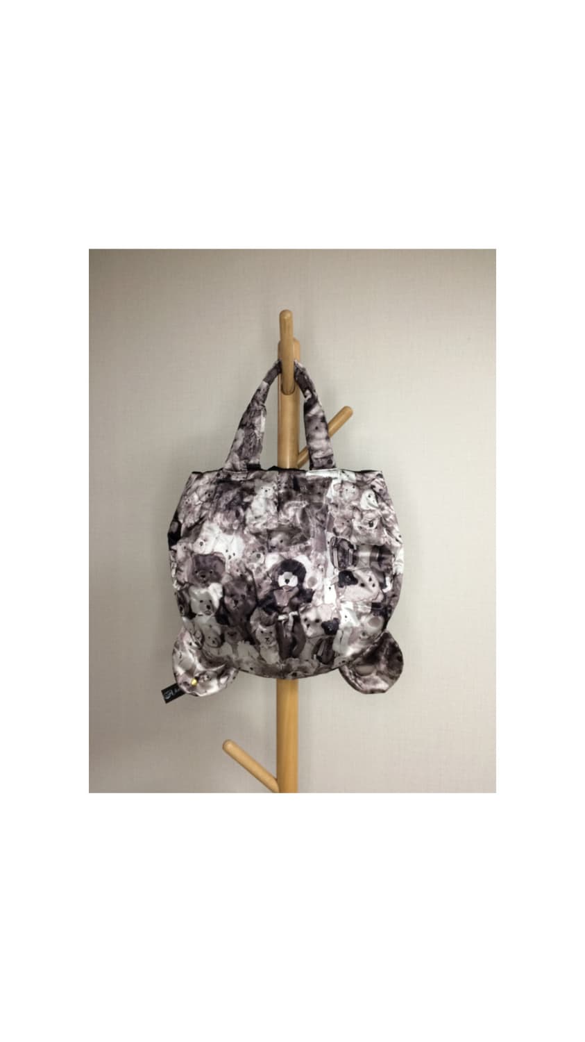 빈티지 곰돌이 페이스 토트백 상품이미지5