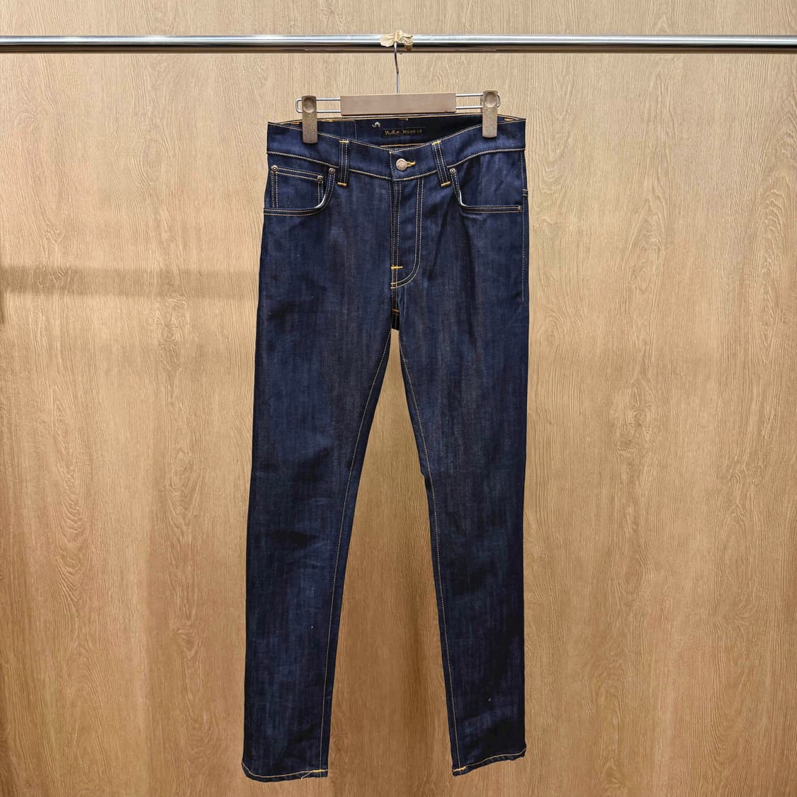 누디 진스 씬핀 데님 팬츠 워싱 오가닉 스크래치 다크 인디고 상품이미지2