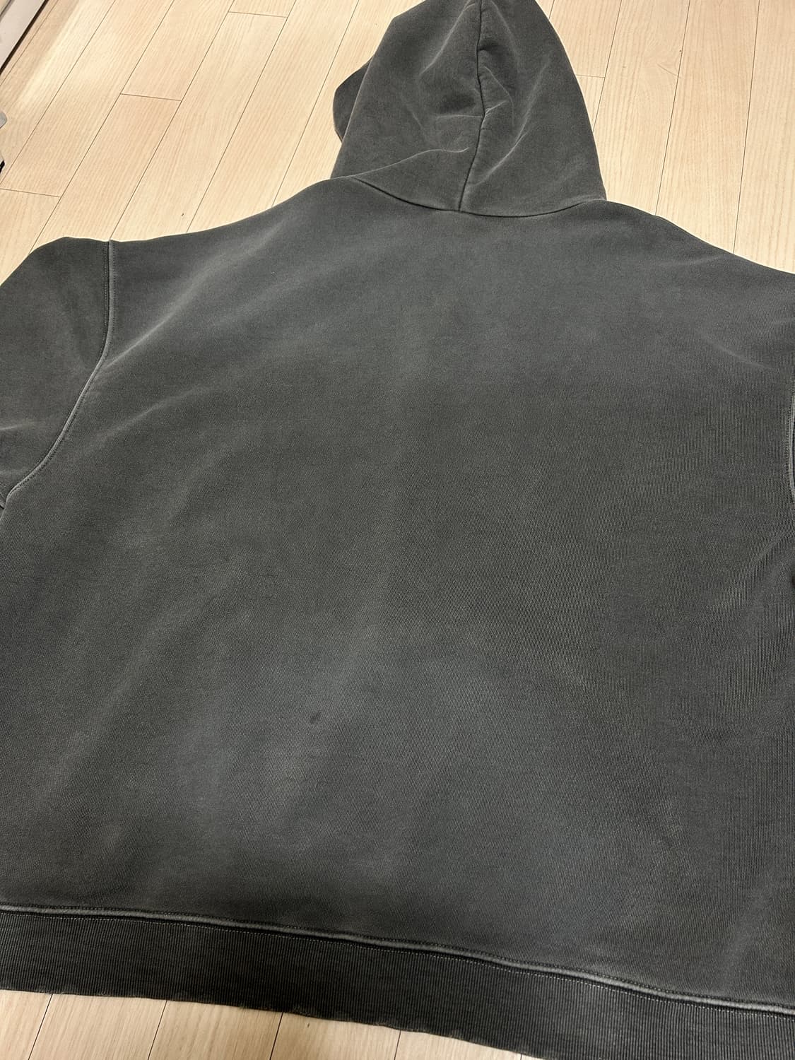 소버 굿즈 레플리카 시리즈 풀집 후디 페이드블랙 상품이미지4