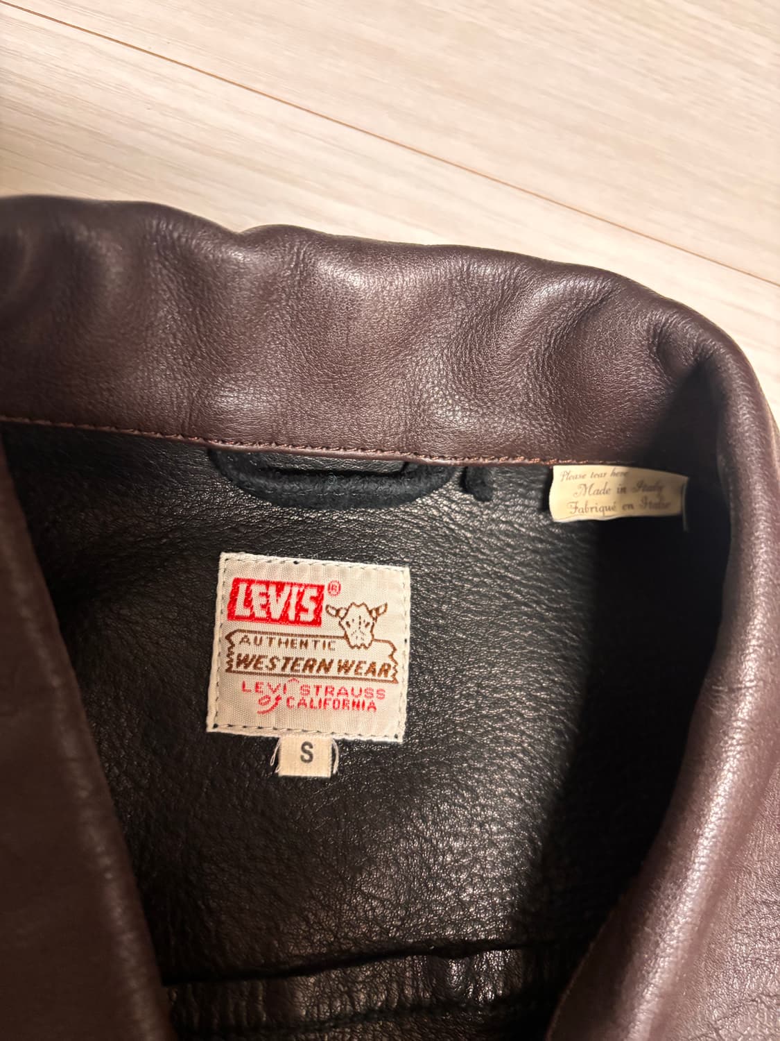 (Ssize) lvc 스웨이드 웨스턴 트러커 가죽자켓 상품이미지2