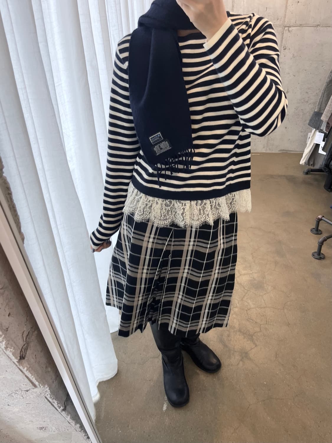 MCRITCHIE 캐시미어 머플러 made in SCOTLAND 상품이미지3