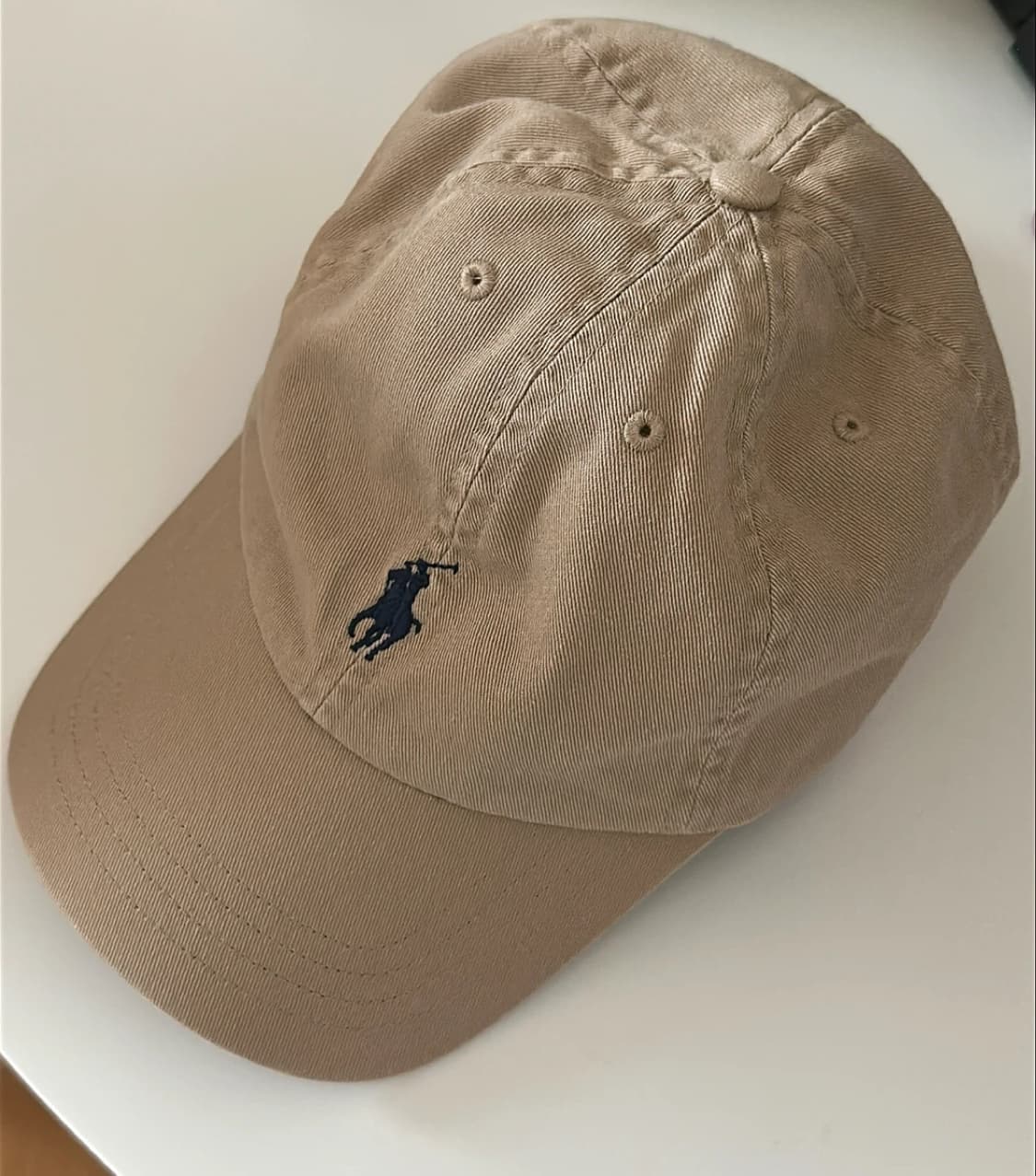폴로 랄프로렌 베이지 볼캡 모자 상품이미지1